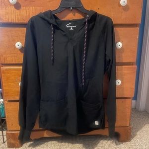 Black scrub sweatshirt